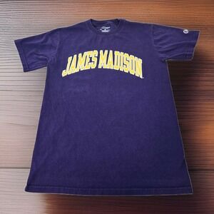 Champion James Madison University T‎ Shirt Mens S Purple Graphic Print